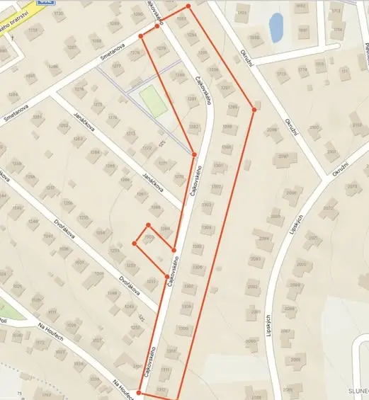 Havárie vodovodu ul. Čajkovského