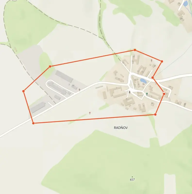 přerušení dodávky pitné vody- Radňov